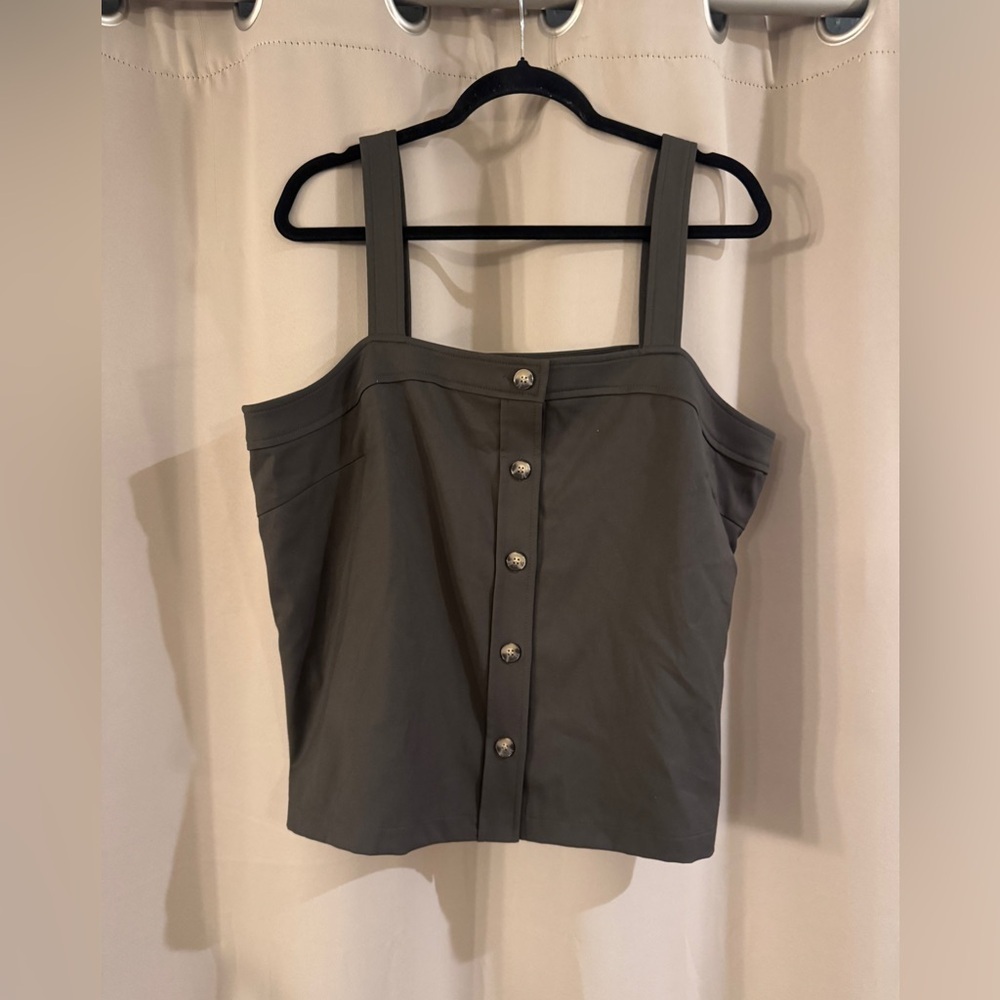 Alex Marie Green  Button-Up Women's Top